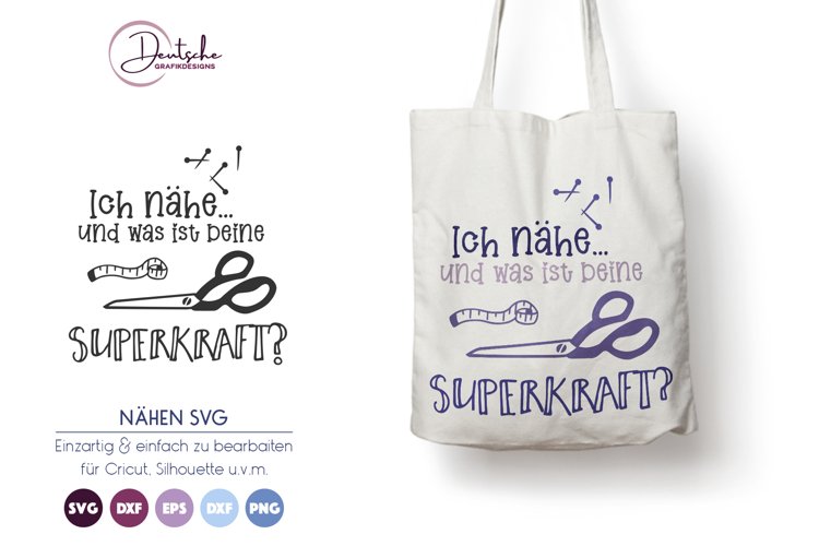 Nähen SVG | Was ist deine Superkraft example image 1