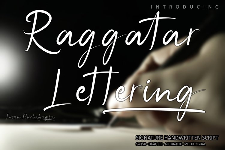 Raggatar Lettering example image 1