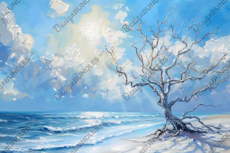Beach Background Clipart Image 10