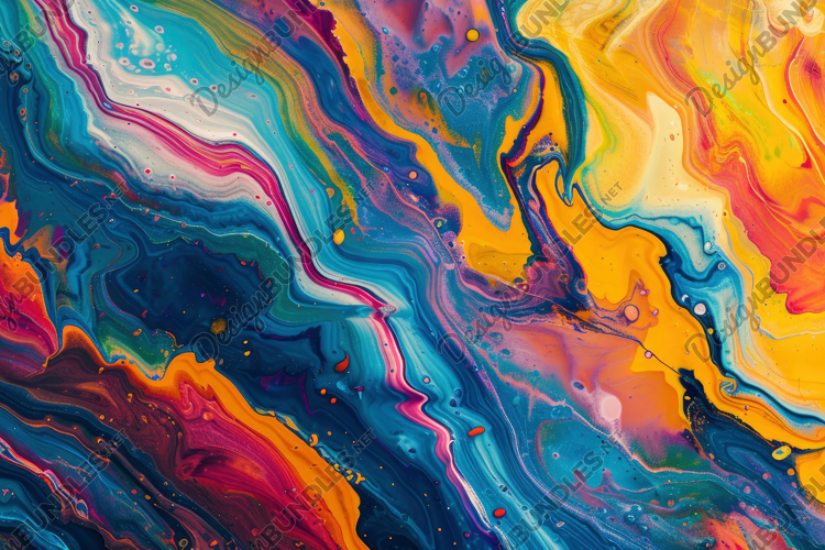Abstract Fluid Art Background Wallpaper