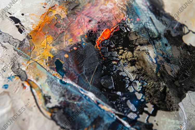 Abstract Painting Background Wallpaper