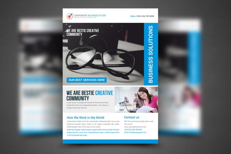 Corporate Business Flyer Template example image 1