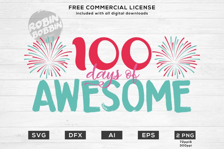 100 Days SVGs Image 23