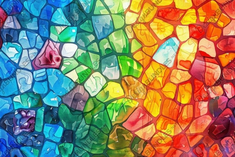 Stained Glass Texture Image 2