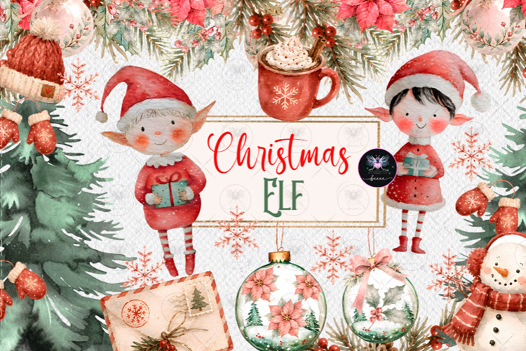 Christmas Elf Clipart