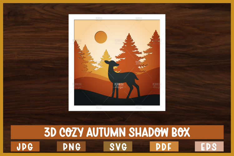3d Shadow Box Svg Image 3