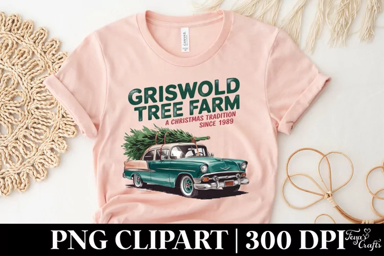 Griswold Tree Farm PNG Clipart |Tshirt Design