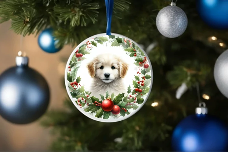 Christmass Round Ornament