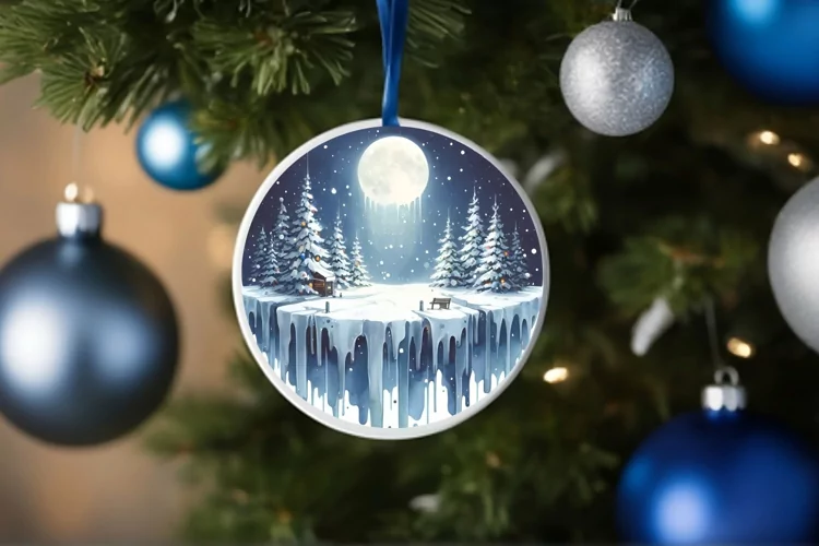 Winter Scene Ornament
