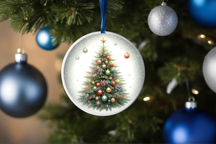 Christmass Round Ornament example image 1