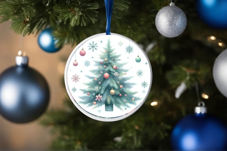 Christmass Round Ornament example image 1