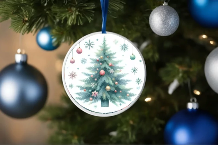 Christmass Round Ornament
