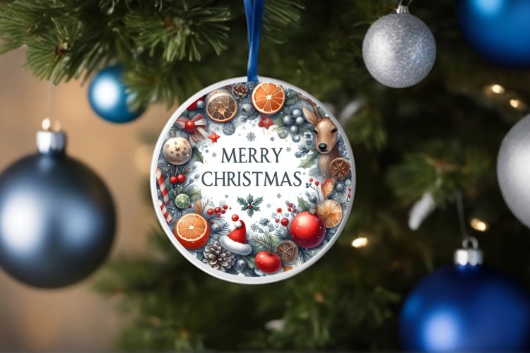 Christmass Ornament Type Treatment example image 1