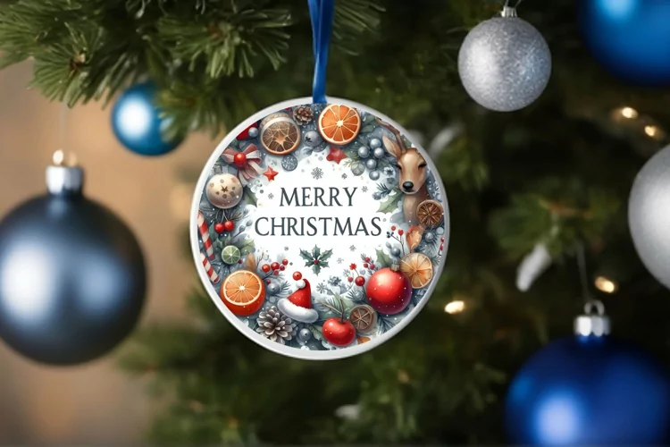 Christmass Ornament Type Treatment