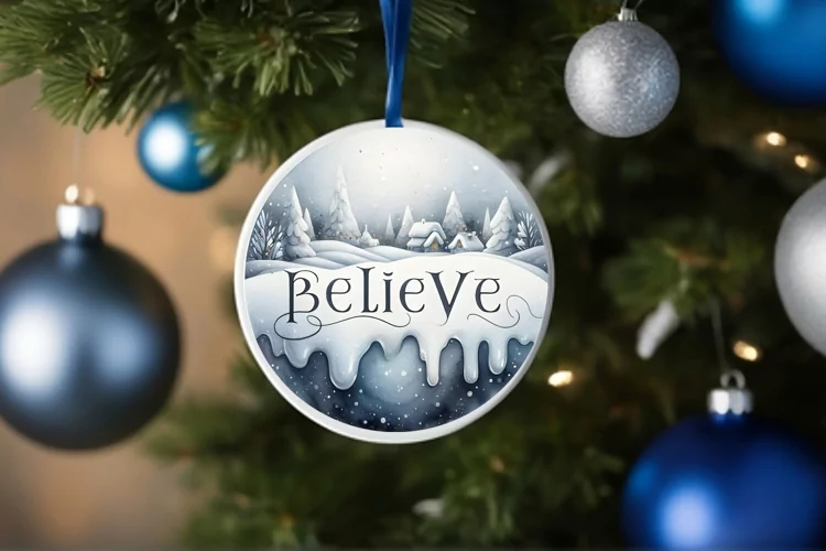 Winter Scene Ornament