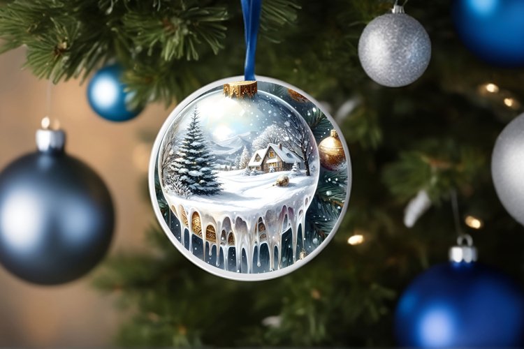 Christmas Ball Ornament Clipart Image 17