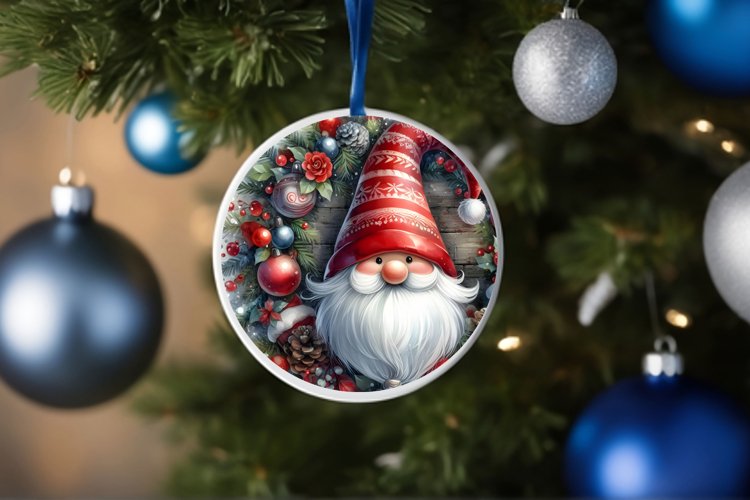 Christmas Gnome Watercollor example image 1