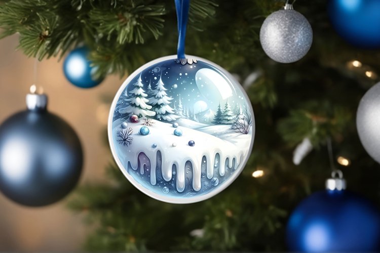 Christmas Ball Ornament Clipart Image 12