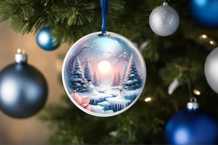 Round Christmas Ornament