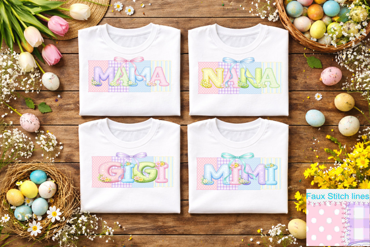 Grandma PNG Bundle | Mama Gigi Mimi Nana Floral Sublimation