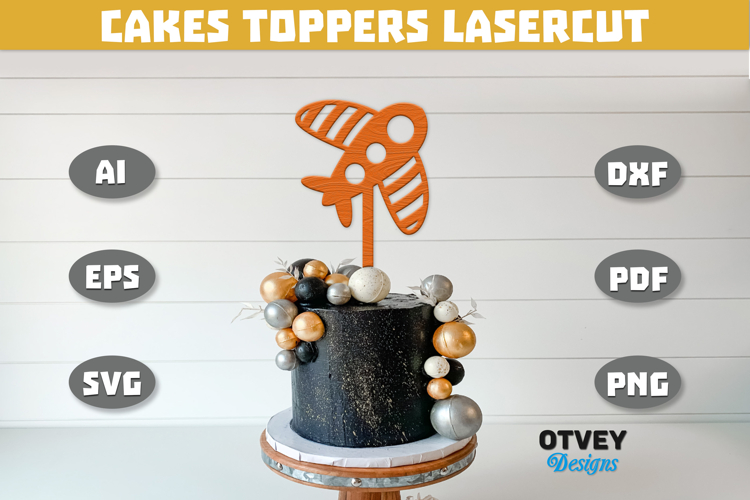 4th Of July Cakes Toppers Laser Cut