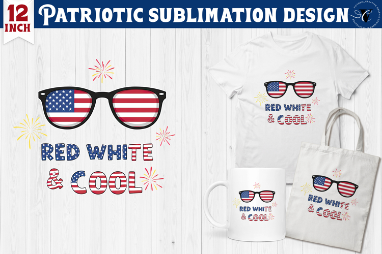 Patriotic sublimation | 4th of July | Sunglasses