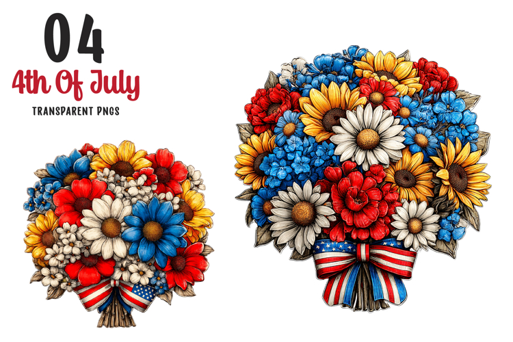 4th Of July Clipart ,Patriotic Sublimation Design