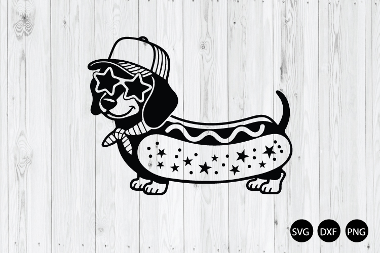 Dachshund 4th of July SVG, Dachshund SVG, 4th Of July Weiner