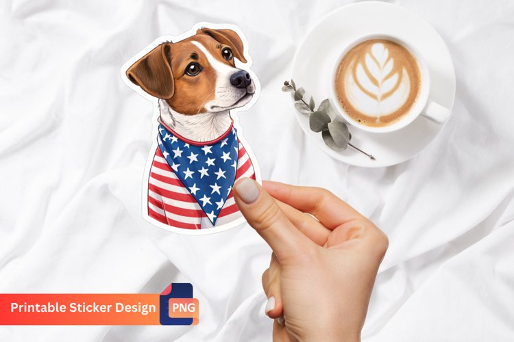 American Flag Clipart Image 15