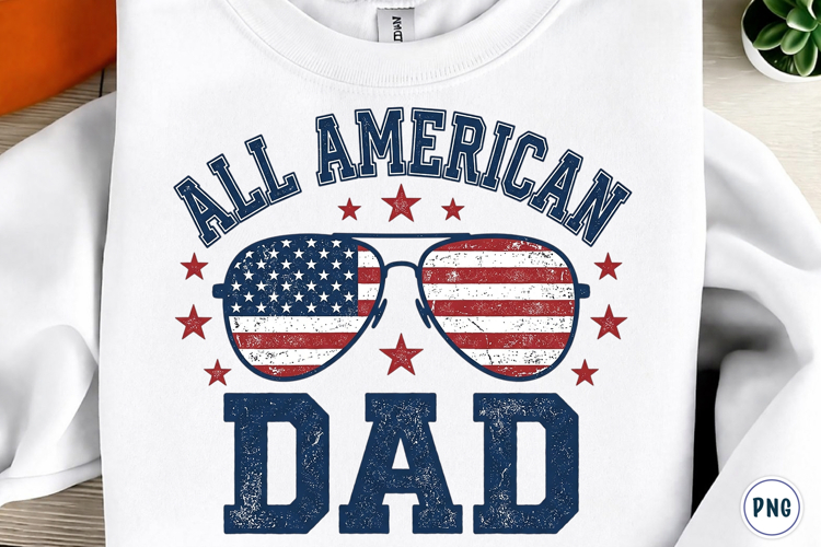 4th of July Father's Day Sublimation PNG example image 1