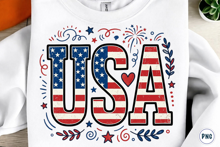 4th of July Father's Day Sublimation PNG example image 1
