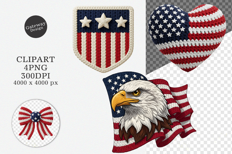 4th of July Latch Hook PNG - 4th of July Latch Hook