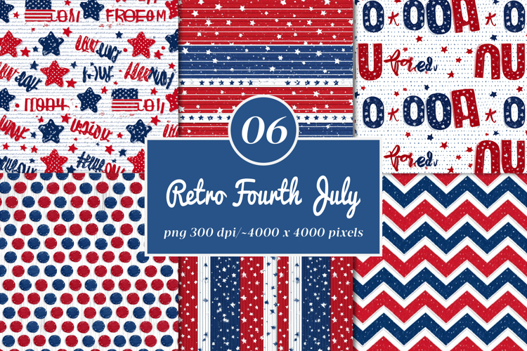 4th Of July Paper Backgrounds example image 1