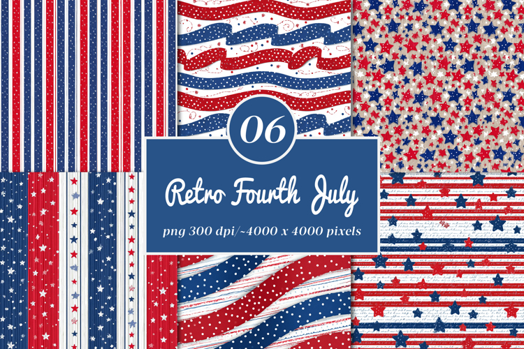 4th Of July Paper Backgrounds example image 1