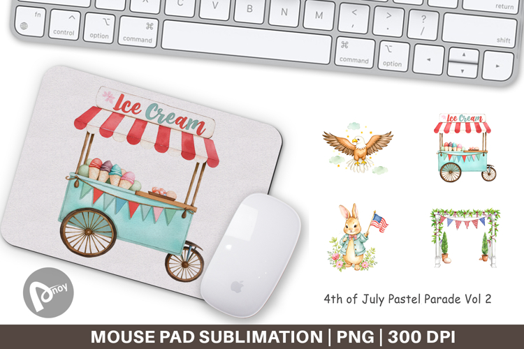 Mouse Pad 4th of July Parade