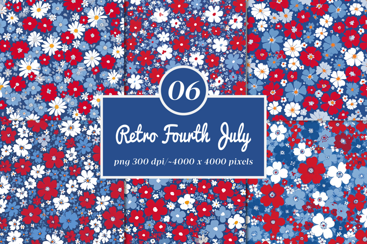 4th Of July Patriotic Pattern example image 1