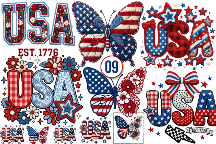 4th of July Retro PNG Sublimation - 4th of July Retro PNG