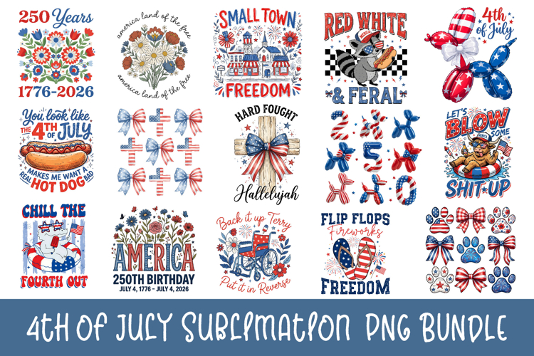 Summer Food Drink Hand Drawn PNG Bundle