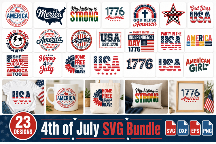 4th of July SVG Bundle
