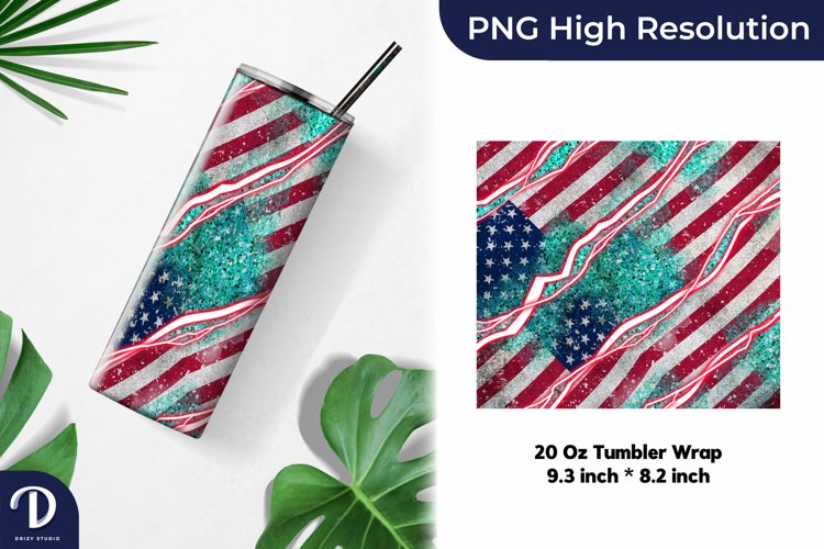 American Flag Clipart Image 9