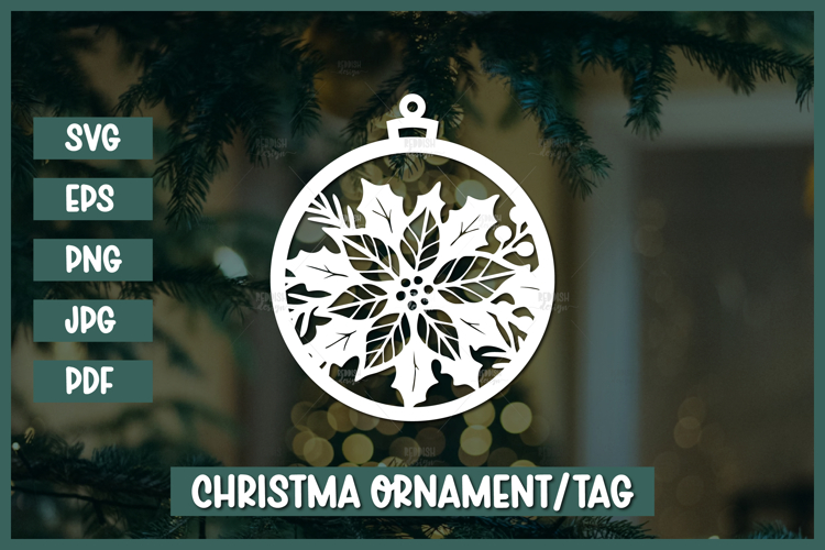 Christmas Ornament SVG,Christmas Paper cut SVG