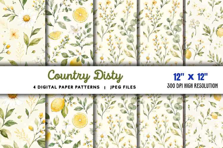 Floral Seamless Pattern Image 16