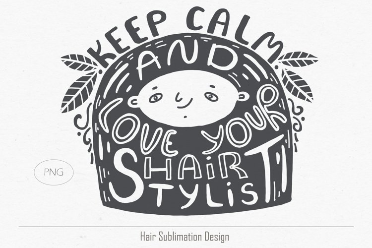 Hair Sublimation Design example image 1