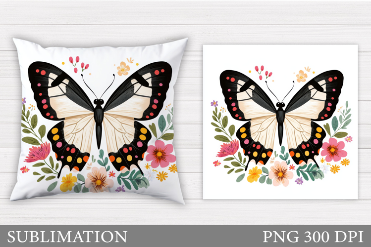 Butterfly Sublimation. Butterfly Pillow Design