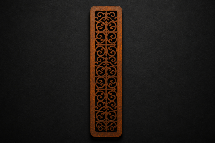 Vintage Geometric Wooden Bookmark for Book Lovers