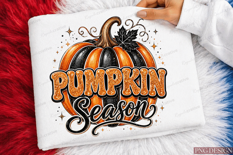 Retro Pumpkin Season Sublimation Design,Pumpkin Season