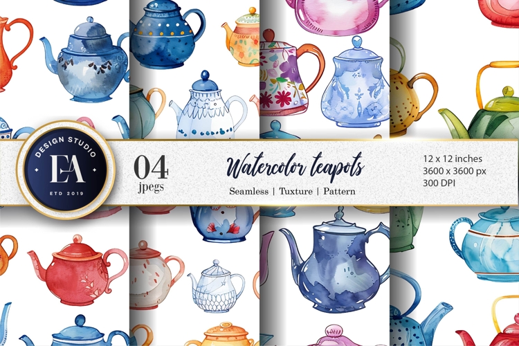 Teapot Clipart Image 6