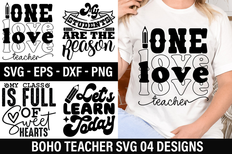 Rainbow Teacher Svg Image 14