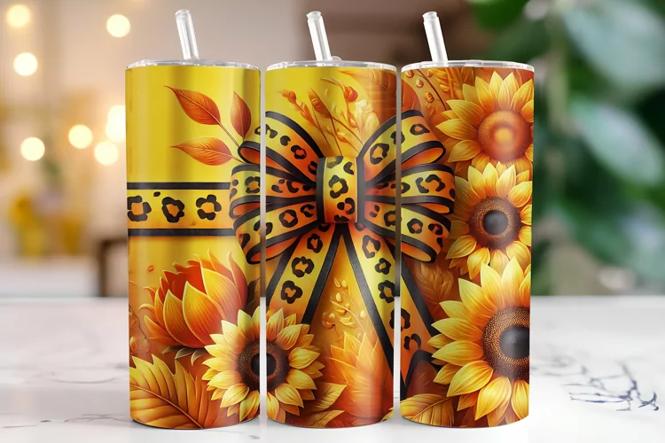 Sunflowers Tumbler Wrap | Sublimation