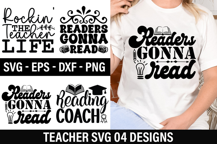 Teacher SVG Design - Rockin The Teacher Life